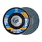 Pferd 4-1/2" x 5/8-11 Thd. POLIFAN Flap Disc - Z PSF EXTRA STEELOX, Zirconia, 80 Grit, Flat 60489 - alternate 1